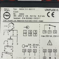 Универсален термостат PMA UNIFLEX-CI 9404 211 80111 / #8 NA1M 8183  Pt100 thermo resistance 4-20mA, снимка 3 - Друга електроника - 44396233