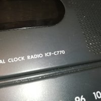 SONY ICF-C770 RADIO CLOCK MACHINE 0203221635, снимка 7 - Радиокасетофони, транзистори - 35971291