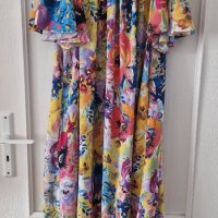 Дълга флорална рокля HM, снимка 3 - Рокли - 41759998