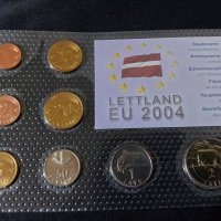 Комплектен сет - Латвия , 8 монети 1992-2000, снимка 1 - Нумизматика и бонистика - 42484373
