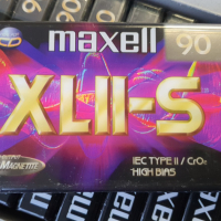 MAXELL XL II-S  аудиокасети топ модел хром, снимка 1 - Аудио касети - 36314308