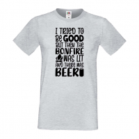Мъжка тениска I Tried To Be Good But There Was Beer,Бира,Бирфест,Beerfest,Подарък,Изненада,Рожден Де, снимка 4 - Тениски - 36378026