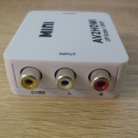 av2hdmi адаптер Audio Video чинчове към HDMI 1080p, снимка 2 - Стойки, 3D очила, аксесоари - 39100783