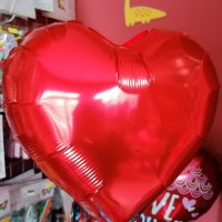 фолиев балон сърце, снимка 3 - Романтични подаръци - 44254856