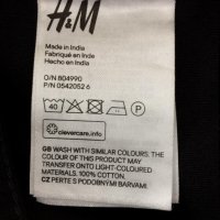 H&M Дамски памучни дънки с широк крачол и висока талия, снимка 6 - Дънки - 41774656