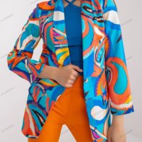 Дамско цветно сако (блейзър), 3цвята - 023, снимка 6 - Сака - 41552897