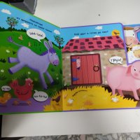 книга със звуци на гости на село, снимка 5 - Детски книжки - 42716742