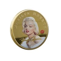 Marilyn Monroe монета - Gold, снимка 2 - Нумизматика и бонистика - 41635577