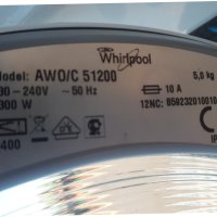 Продавам преден панел с програматор за пералня Whirlpool AWO/C 51200, снимка 6 - Перални - 37095950