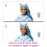  Кукла Barbie - Супер изненада кукла Хъски Barbie® HJL63 - Barbie Cutie Reveal Snowflake Sparkle Dol, снимка 7 - Кукли - 39000987