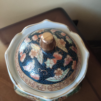Порцеланова голяма купа Satsuma , снимка 7 - Антикварни и старинни предмети - 44729460