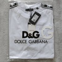 Dolce Gabbana мъжка тениска блуза фланелка памук 100% уникална , снимка 11 - Тениски - 40353249