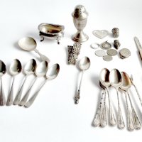 Английско сребро и др, снимка 4 - Други ценни предмети - 40068143