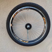 Продавам колела внос от Германия  капла с контра MITAS 20 цола, снимка 1 - Части за велосипеди - 34659117