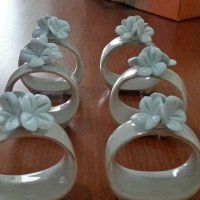 Порцеланови пръстени халки ринг за салфетки , снимка 9 - Антикварни и старинни предмети - 41103343