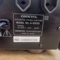 Onkyo Integra A-8850, снимка 11 - Ресийвъри, усилватели, смесителни пултове - 44810658