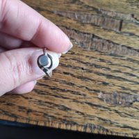 Сребърен пръстен със седеф (93), снимка 5 - Пръстени - 39562569