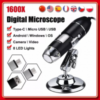 Дигитален микроскоп с увеличение х1600 пъти, снимка 1 - Друга електроника - 36168168