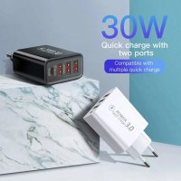 Fast Charge зарядно със USB кабел type C, снимка 1 - Друга електроника - 42453615