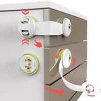 Нови 6 броя Защитни ключалки шкаф чекмедже предпазни за бебе дом, снимка 1 - Други - 41449069