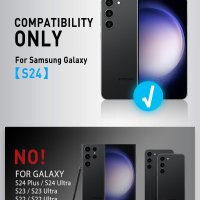 Калъф i-Blason Armorbox за Samsung Galaxy S24 (2024 г.), метален капак за камера и стойка, черен, снимка 2 - Калъфи, кейсове - 44295799