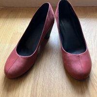 TBS обувки естествена кожа #40 номер; червени;, снимка 1 - Дамски обувки на ток - 44828615