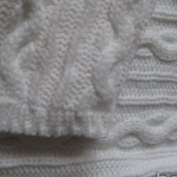 БЯЛО поло плетиво, снимка 3 - Блузи с дълъг ръкав и пуловери - 34835352