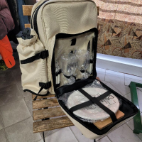 Раница за пикник за двама души, снимка 1 - Хладилни чанти - 36366252
