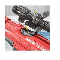 Водна пушка Mercado Trade, За деца и възрастни, Бърза стрелба, Червен, снимка 4 - Електрически играчки - 41335283