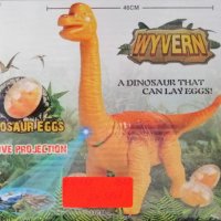 Играчка Динозавър който снася яйца, Музикална, Светеща , снимка 1 - Електрически играчки - 38770865