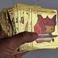 55 ЗЛАТНИ Pokemon карти Покемон, снимка 5 - Други - 41880753
