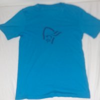 Norrona Cotton Logo T-Shirt (L) спортна тениска, снимка 1 - Тениски - 40072549