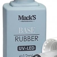 Base ruber macks professional за гел лак 12ml, снимка 2 - Продукти за маникюр - 38899661