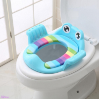Приставка за тоалетна чиния за деца, снимка 3 - За банята - 36124349
