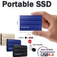 2 бр PRVDV 2TБ външен хард диск USB 3.0 преносим SSD, снимка 1 - Външни хард дискове - 41623250