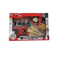 Кухня Червена кутия с пица, в кутия Код: 202747, снимка 1 - Играчки за стая - 40349264