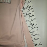 Блуза за момиче, розов цвят, с цепки отстрани спортно елегантен модел , снимка 3 - Детски Блузи и туники - 39906734
