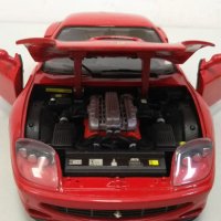 Метална количка Ferrari 550 Maranello Anson1:18, снимка 5 - Колекции - 34366683