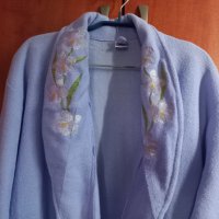 Дълъг дамски халат, нов, лилав, снимка 3 - Други - 41984703