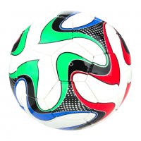 Футболна топка  2156  нова  32 панела размер 5 Цвят: бял/зелен/червен/син/черен количество, снимка 2 - Футбол - 36010720