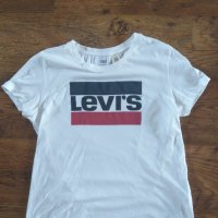 Levi's The Perfect Logo T-Shirt - страхотна дамска тениска , снимка 5 - Тениски - 41621876