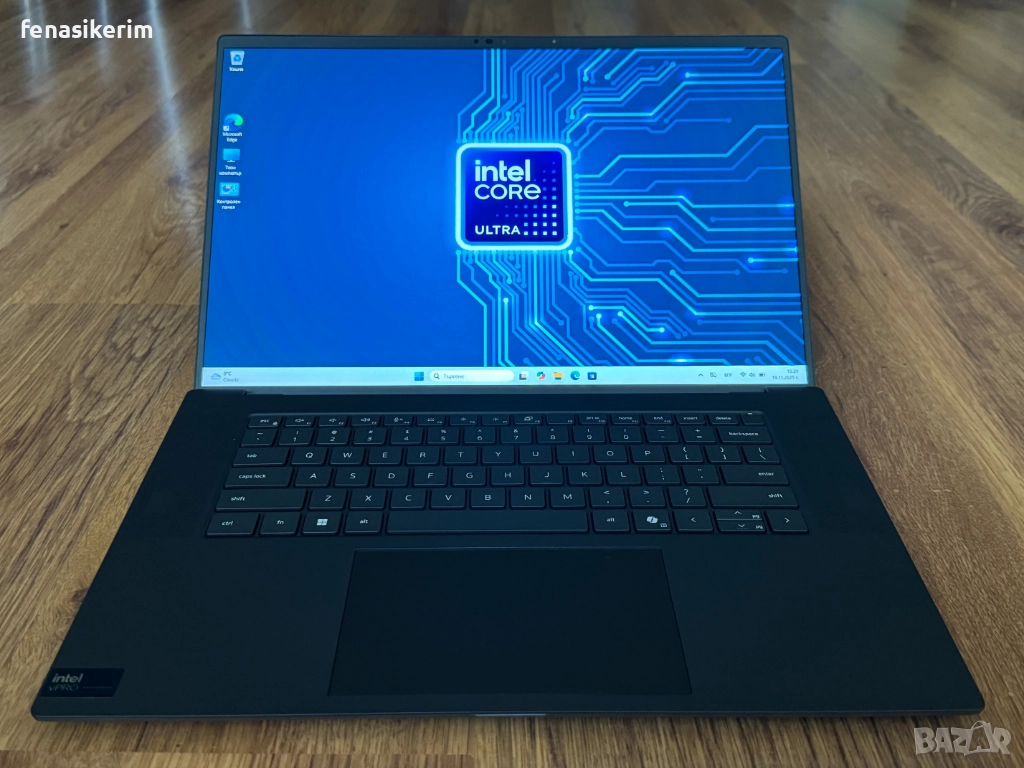 16' FHD+ Ultra 7 165H DELL Precision 5690 64GB LPDDR5x/512GB NVMe/Nvidia RTX 1000 Ada 6GB/Гаранция, снимка 1