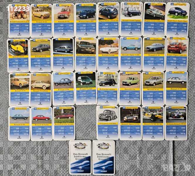 Карти Renault юбилейни, снимка 1