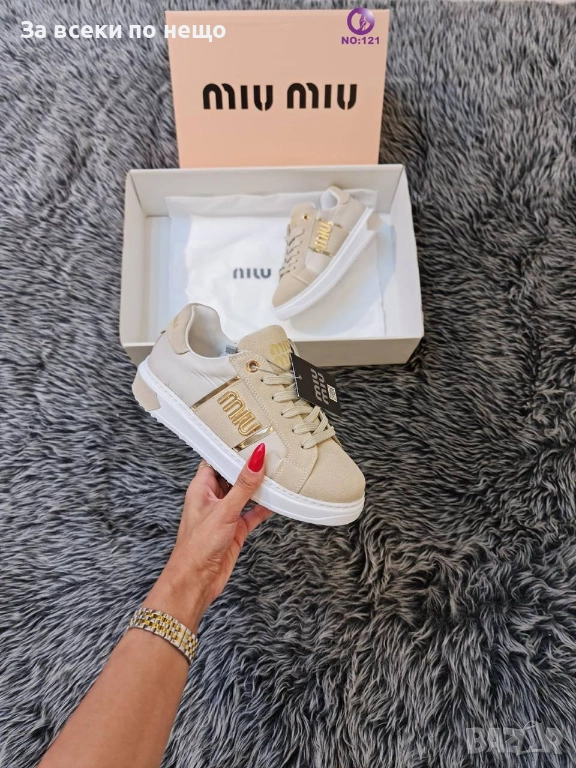 Miu Miu Дамски Маратонки👟Дамски Спортни Обувки Миу Миу - Налични Различни Цветове Код SK184, снимка 1