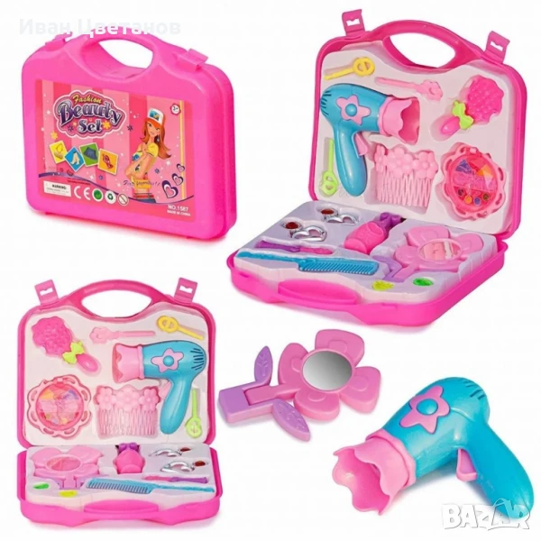 Детски козметичен комплект в куфарче, снимка 1