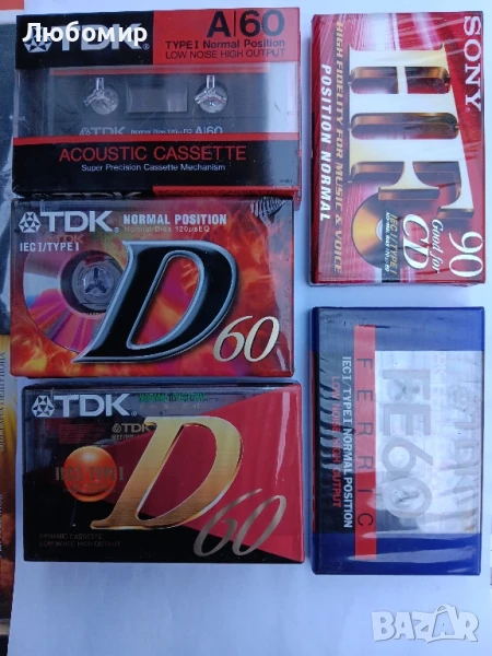 Фабрично запечатани аудиокасети TDK Sony, снимка 1
