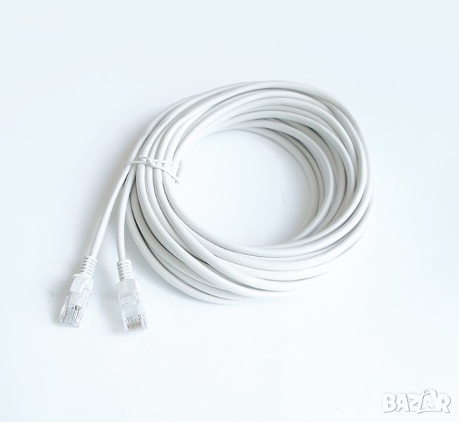 Кабел мрежов, UTP, LAN, RJ45 8pin(м), CAT5E, 30m, снимка 1