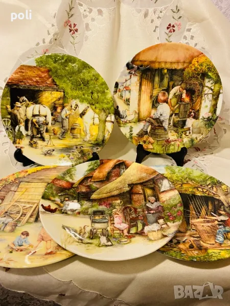 порцеланова чиния за стена , снимка 1