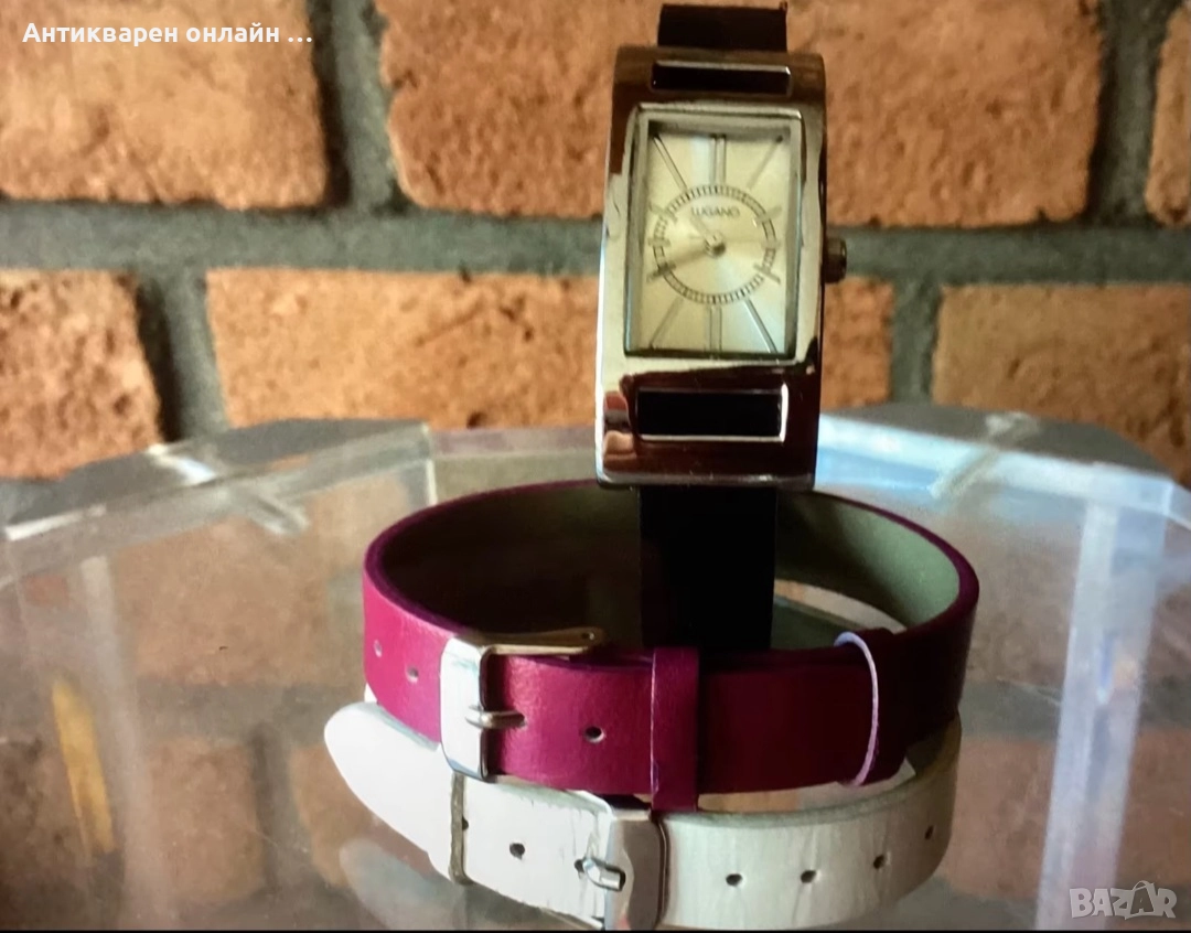 Дамски часовник +3 кожени каишки , снимка 1