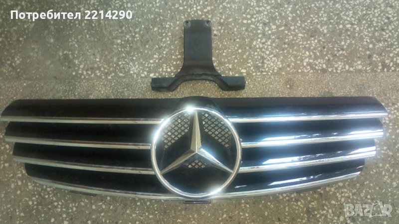 Решетка + Емблема за Мерцедес W 209 Avantgarde немски оригинал , снимка 1
